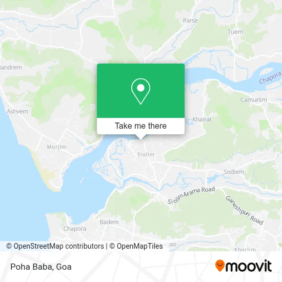 Poha Baba map