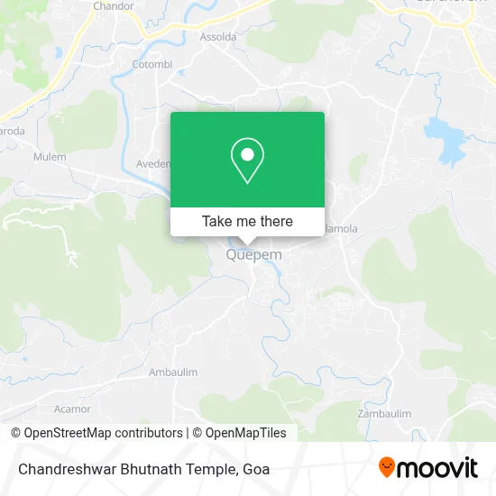 Chandreshwar Bhutnath Temple map