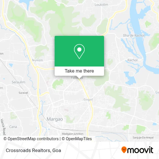 Crossroads Realtors map