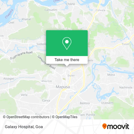 Galaxy Hospital map