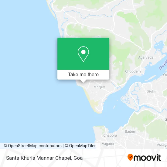 Santa Khuris Mannar Chapel map