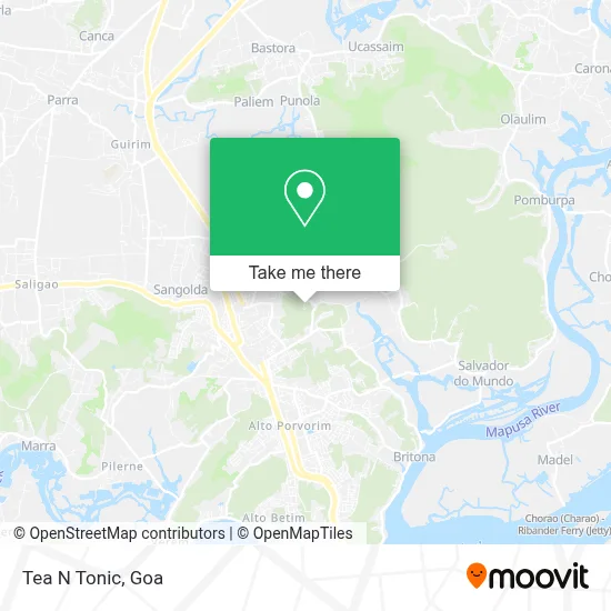 Tea N Tonic map