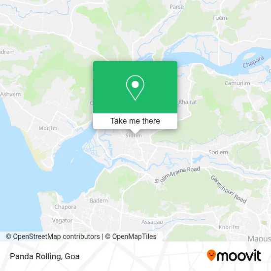 Panda Rolling map
