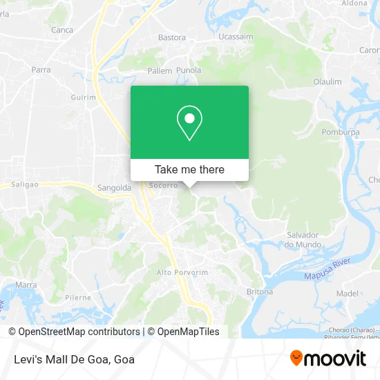 Levi's Mall De Goa map