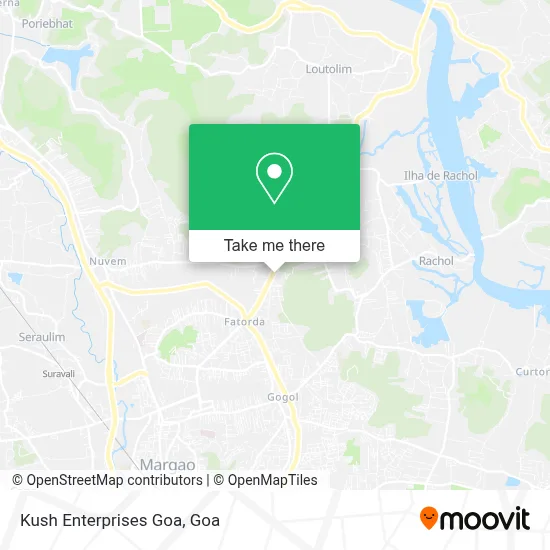 Kush Enterprises Goa map