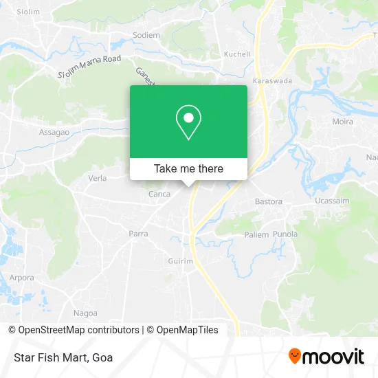 Star Fish Mart map