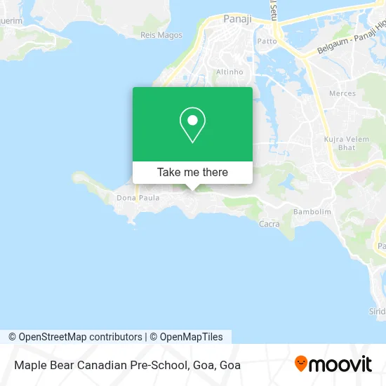 Maple Bear Canadian Pre-School, Goa map