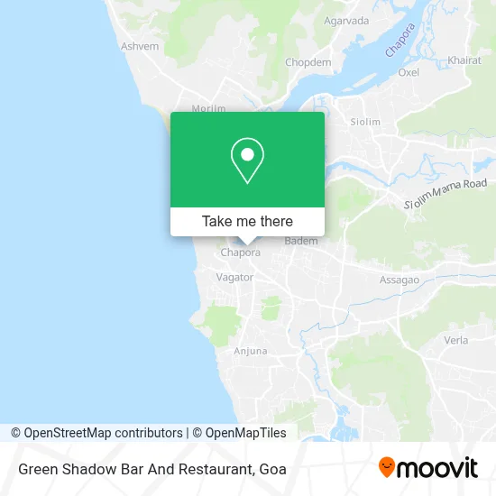 Green Shadow Bar And Restaurant map