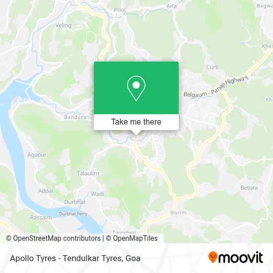 Apollo Tyres - Tendulkar Tyres map