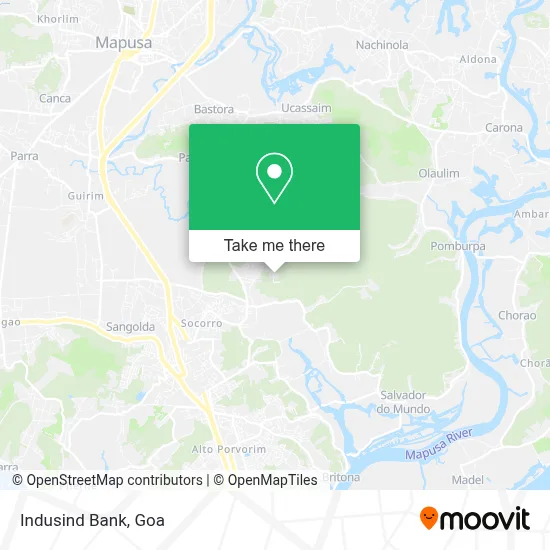 Indusind Bank map