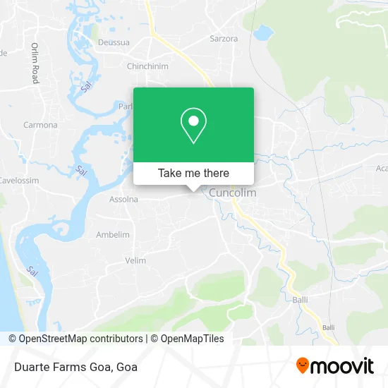 Duarte Farms Goa map