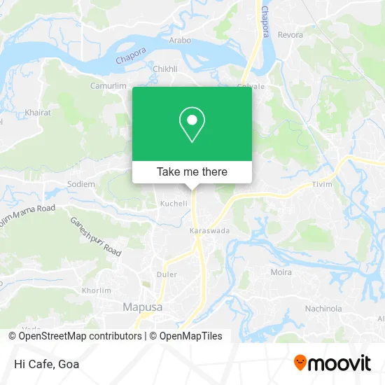 Hi Cafe map