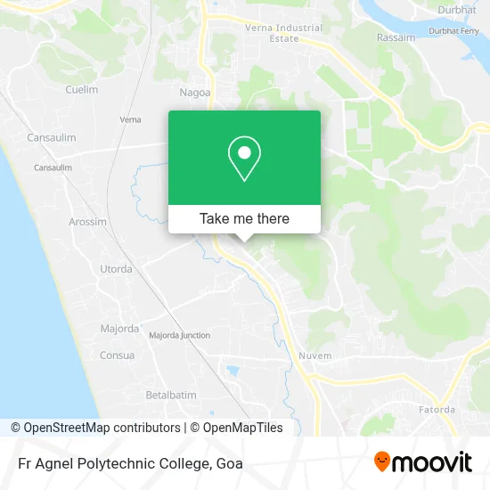 Fr Agnel Polytechnic College map