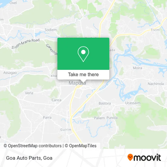Goa Auto Parts map