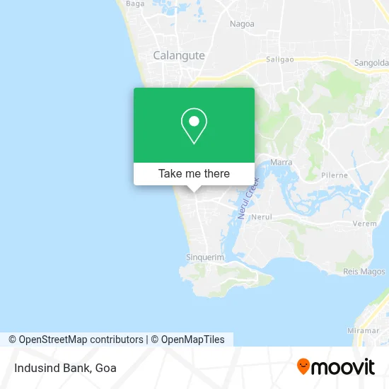 Indusind Bank map