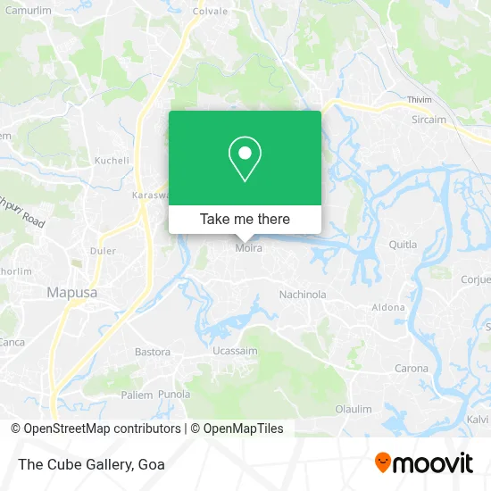 The Cube Gallery map