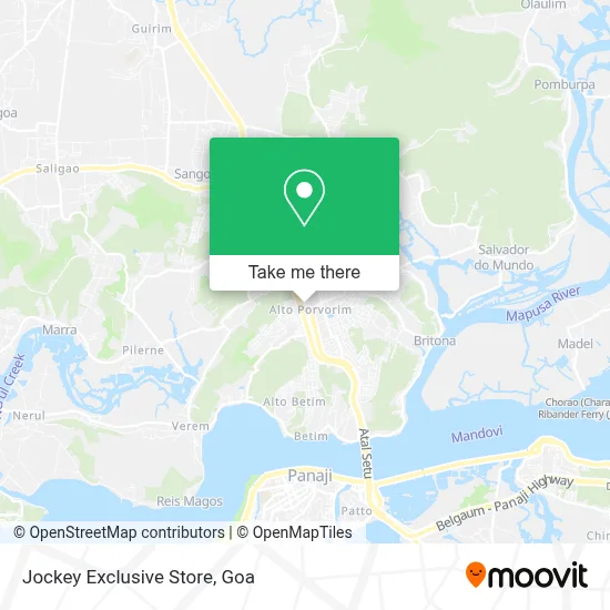 Jockey Exclusive Store map