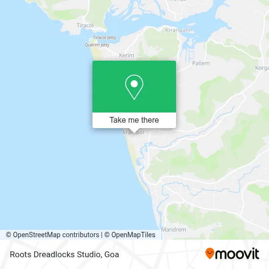 Roots  Dreadlocks Studio map