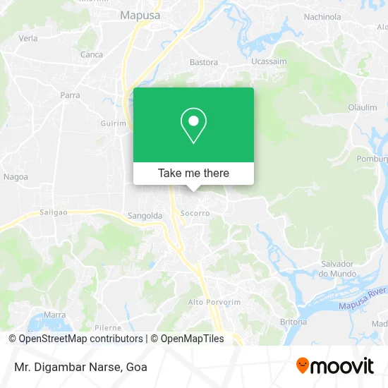 Mr. Digambar Narse map