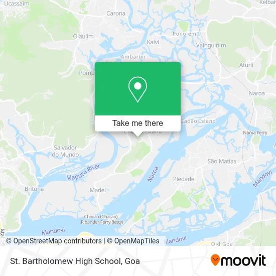 St. Bartholomew High School map