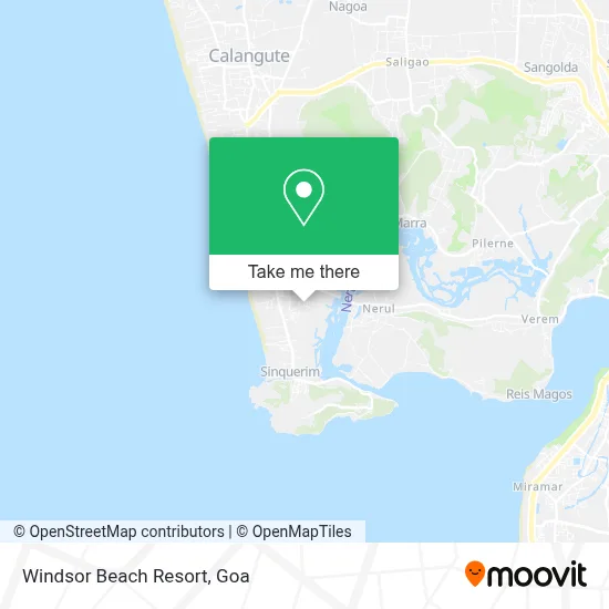Windsor Beach Resort map