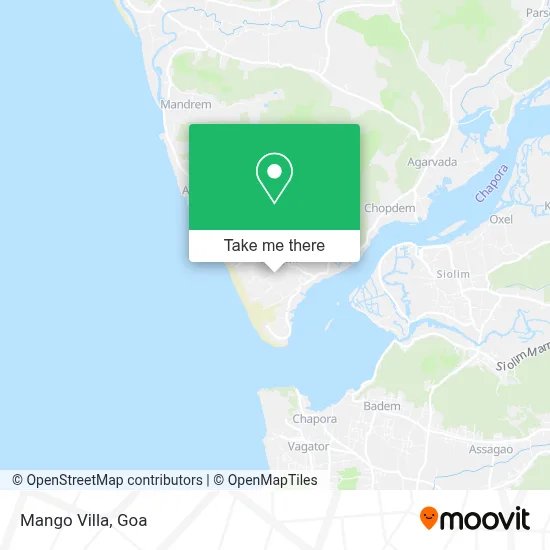 Mango Villa map