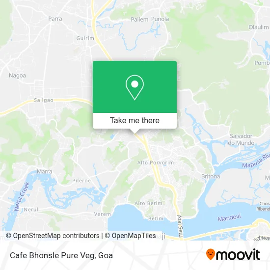 Cafe Bhonsle Pure Veg map