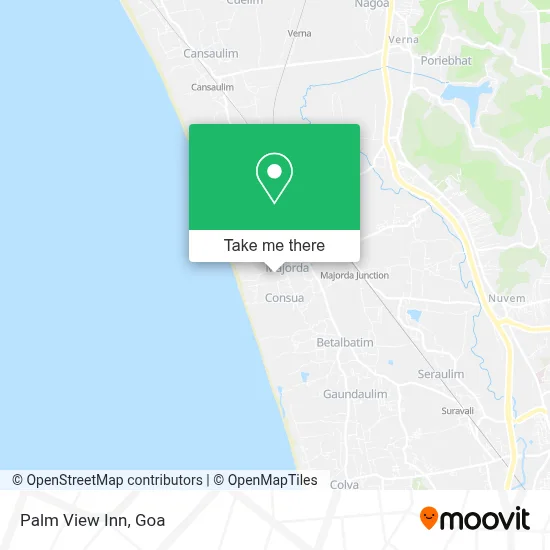 Palm View Inn map