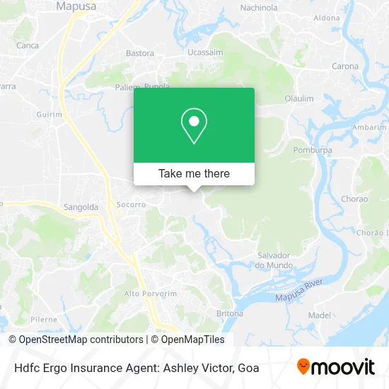 Hdfc Ergo Insurance Agent: Ashley Victor map
