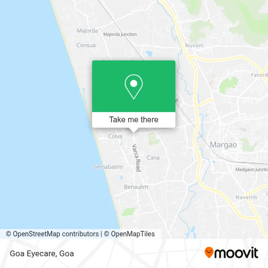 Goa Eyecare map