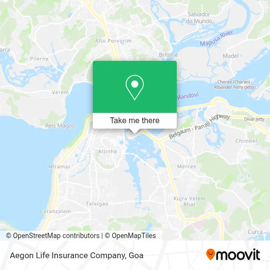 Aegon Life Insurance Company map