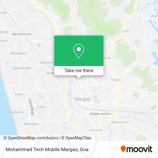 Mohammad Tech Mobile Margao map
