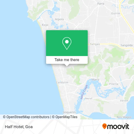 Half Hotel map