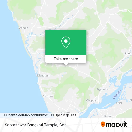 Sapteshwar Bhagvati Temple map
