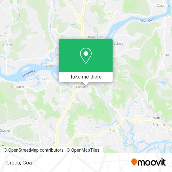 Crocs map