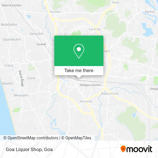 Goa Liquor Shop map