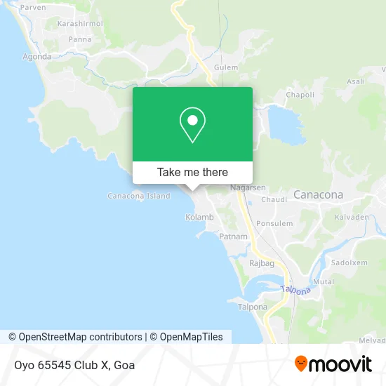 Oyo 65545 Club X map