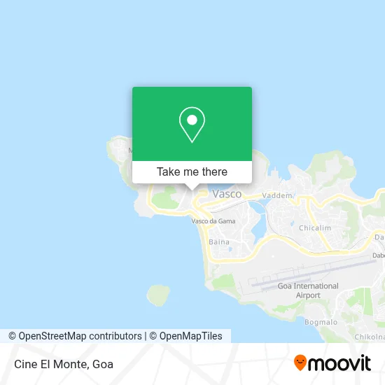 Cine El Monte map