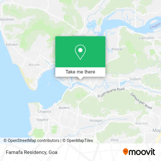Famafa Residency map