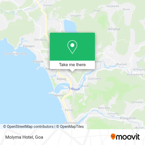 Molyma Hotel map