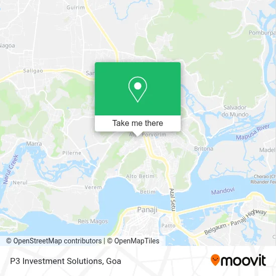 P3 Investment Solutions map