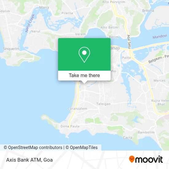 Axis Bank Atm map