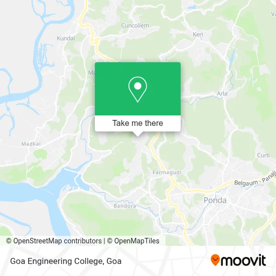 Goa Engineering College map