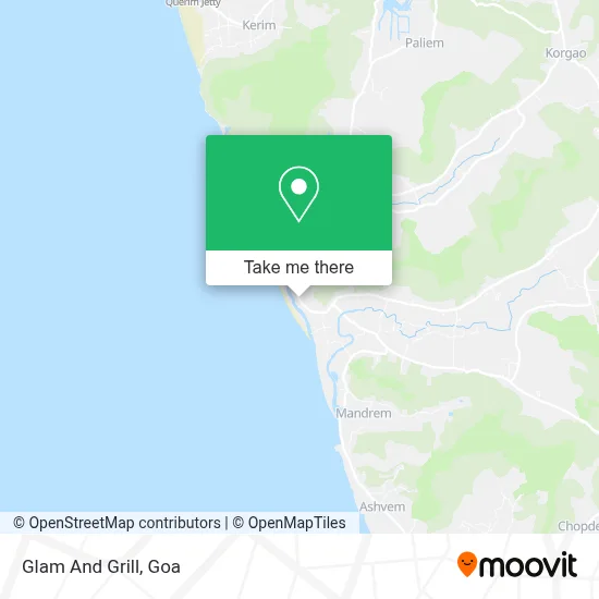Glam And Grill map