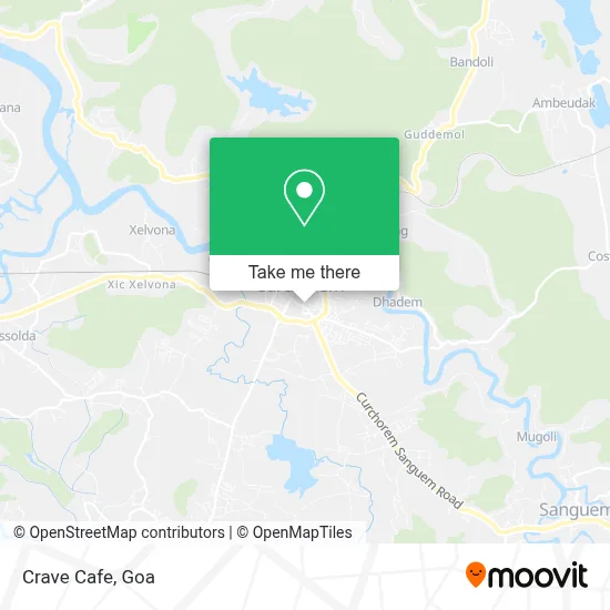 Crave Cafe map