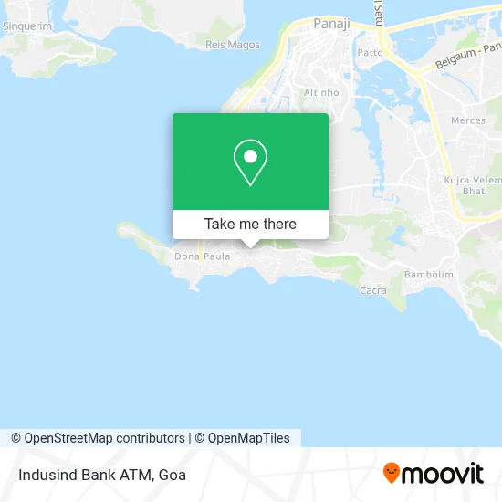 Indusind Bank Atm map