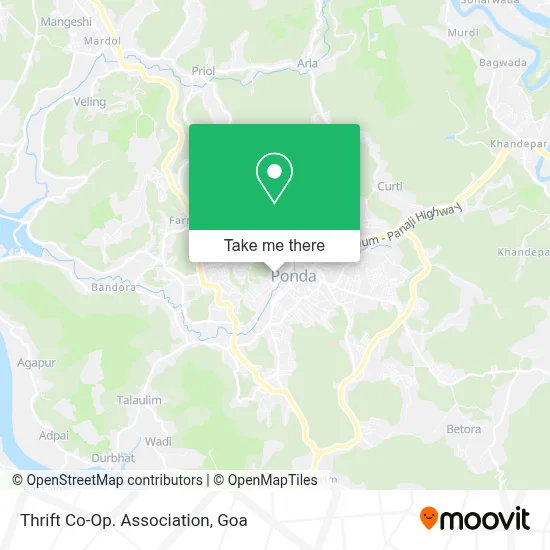 Thrift Co-Op. Association map