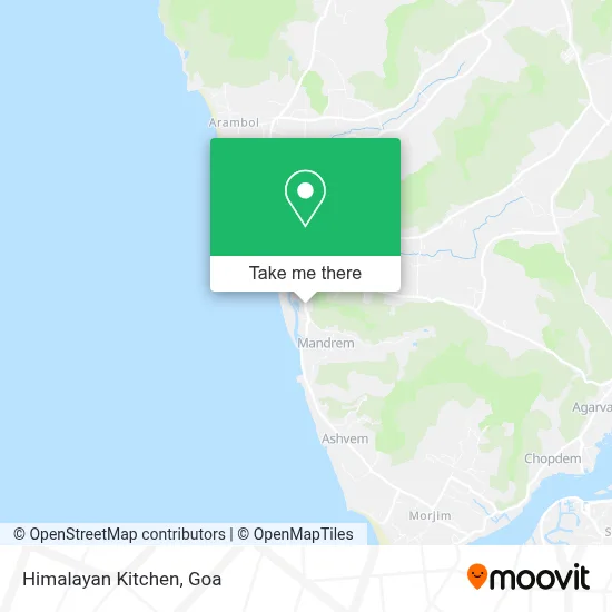 Himalayan Kitchen map