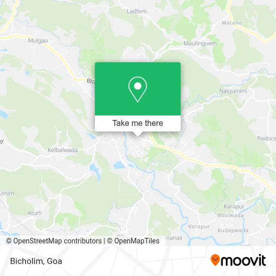Bicholim map