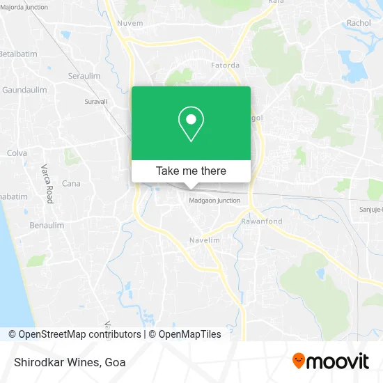 Shirodkar Wines map